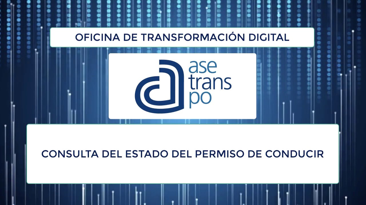 consulta del estado del permiso de conducir