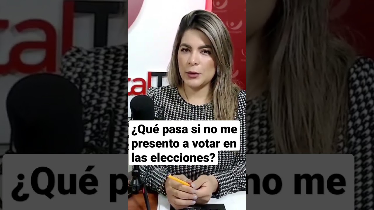 no ir a votar que significa
