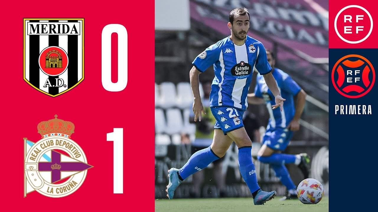 posiciones de deportivo la coruña contra merida ad