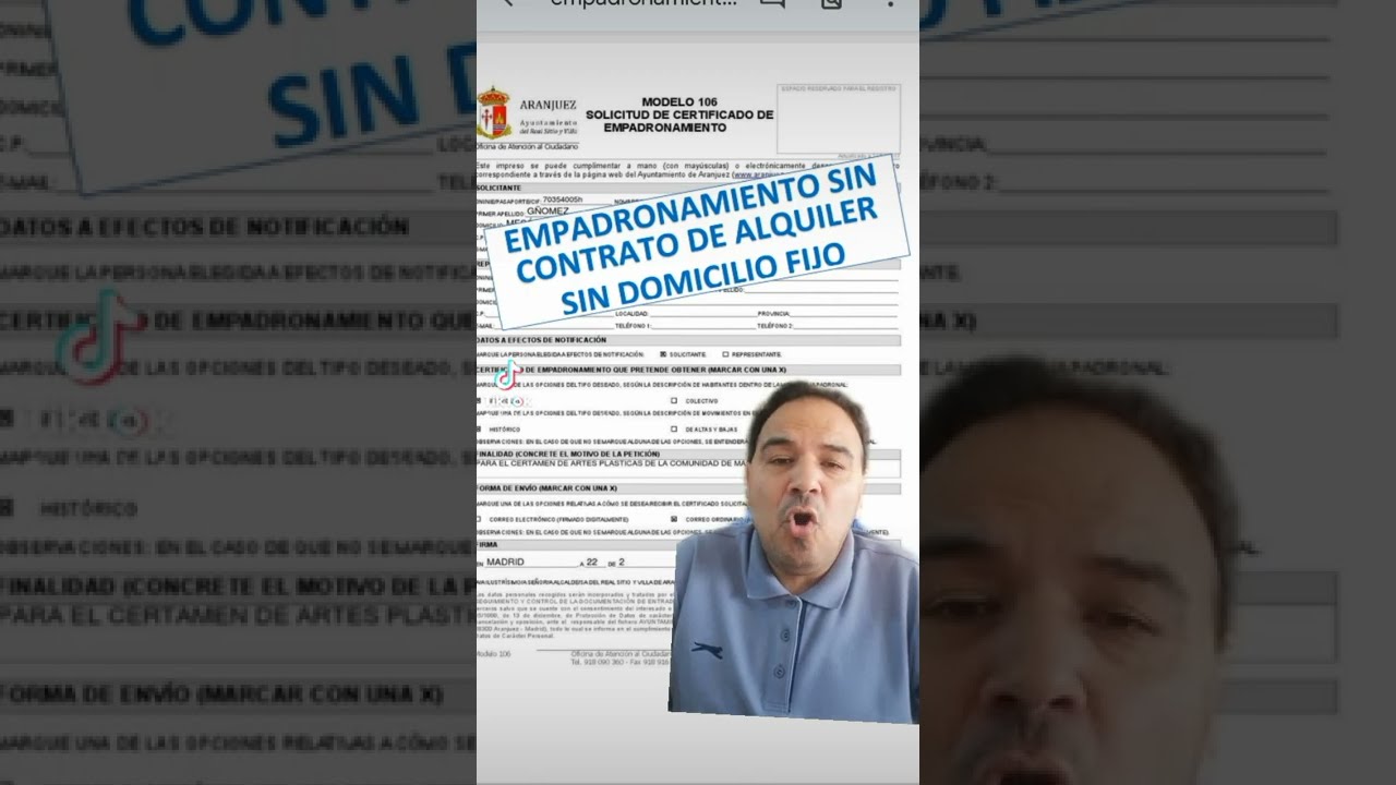 riesgos de empadronar a alguien sin papeles en tu casa