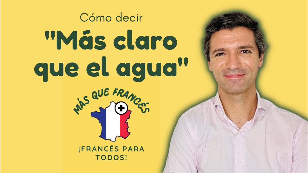 agua en francés 3 letras