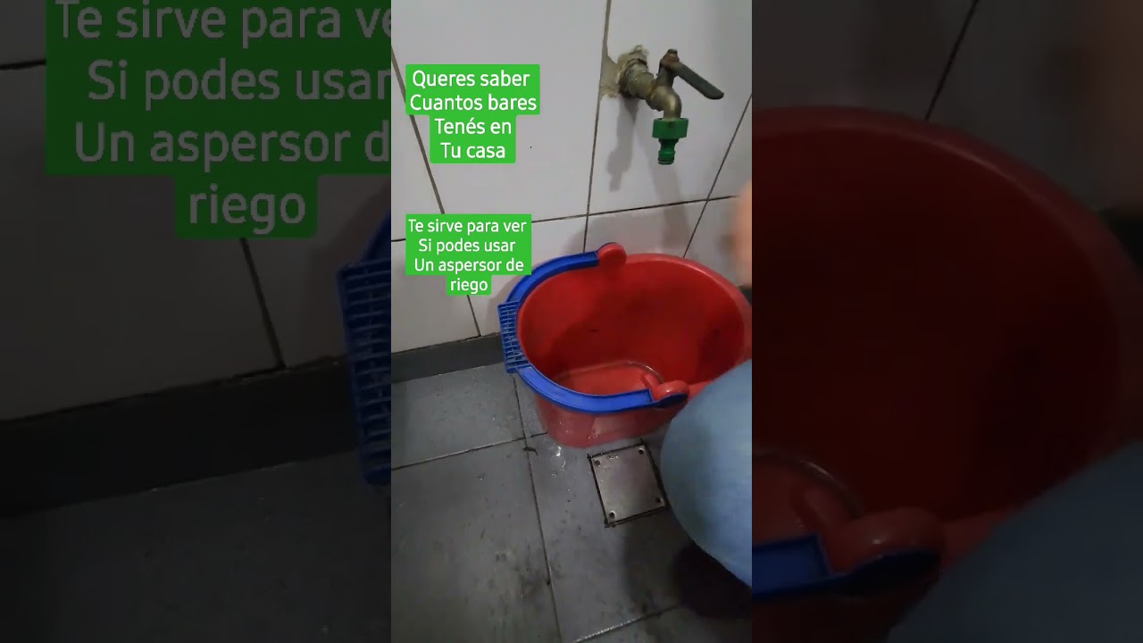 como saber la presion de agua en casa