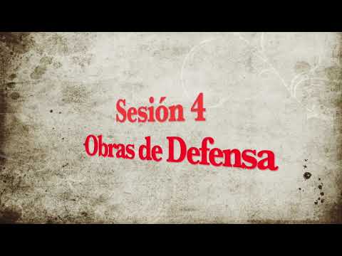 construye obras de defensa en un lugar