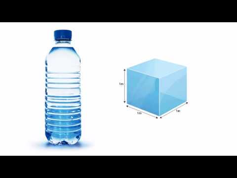 cuanto pesa 1 metro cubico de agua