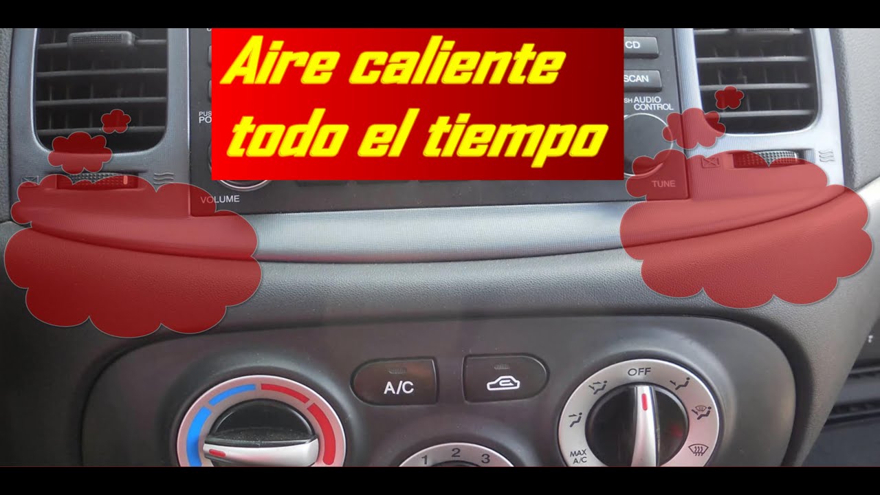 el aire acondicionado mete aire del exterior