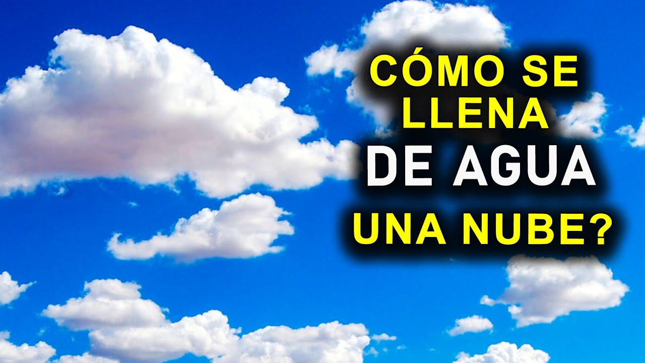 en que estado se encuentra el agua de las nubes