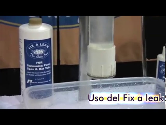 fuga de agua en desagüe