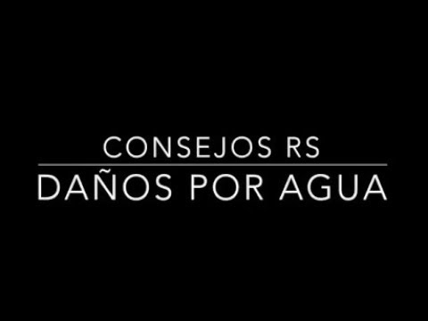 reclamación de daños por agua