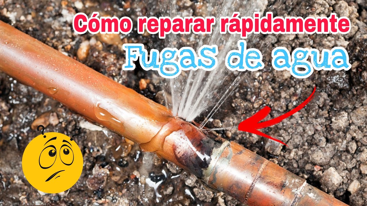 tapar una fuga de agua