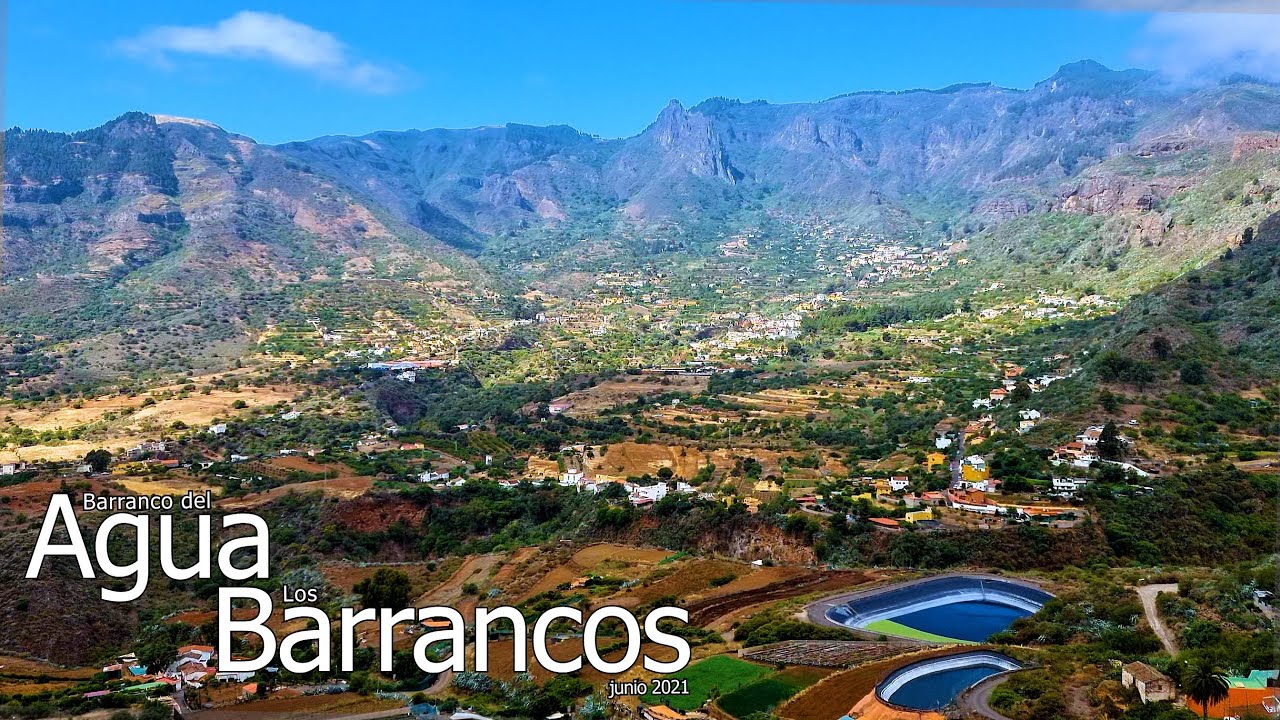 barrancos con agua en gran canaria