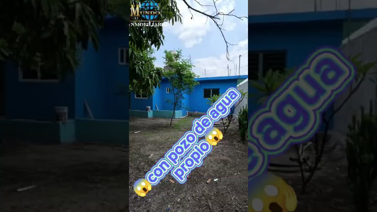 casa con pozo de agua