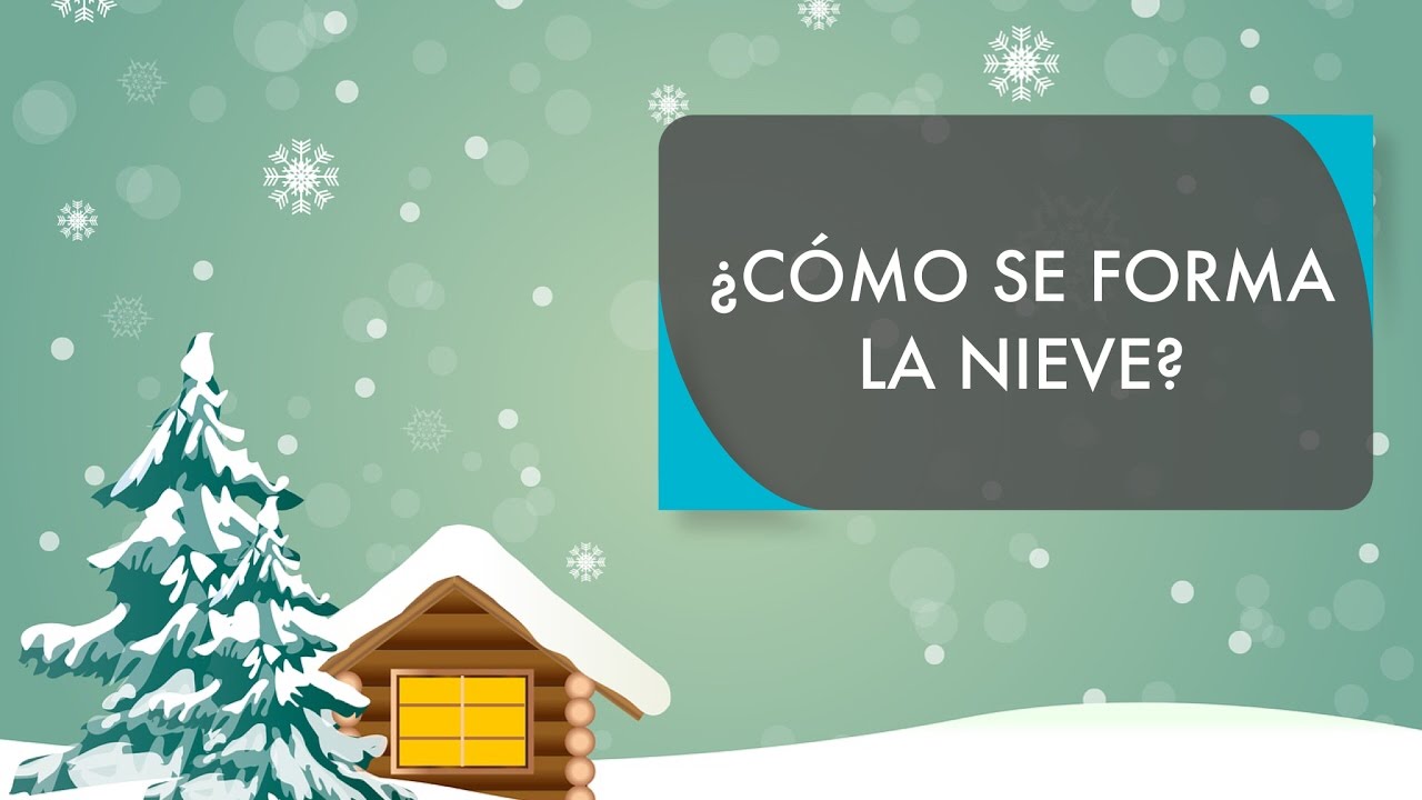 como se crea la nieve