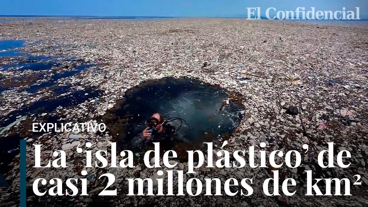 como se forman las islas de plastico