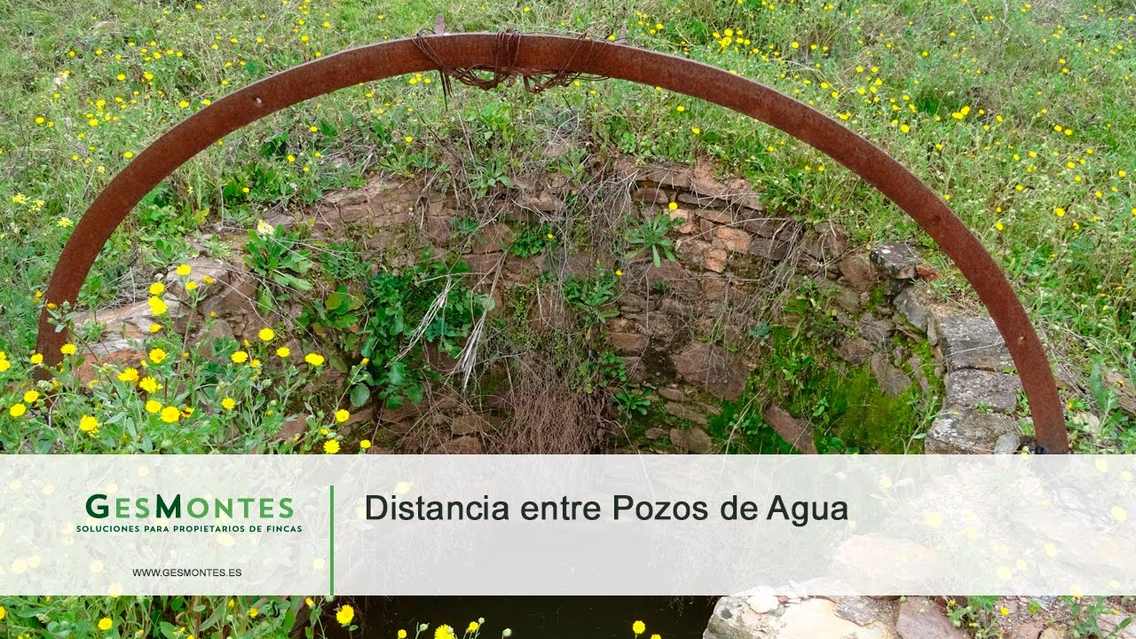 distancia de un pozo a un río