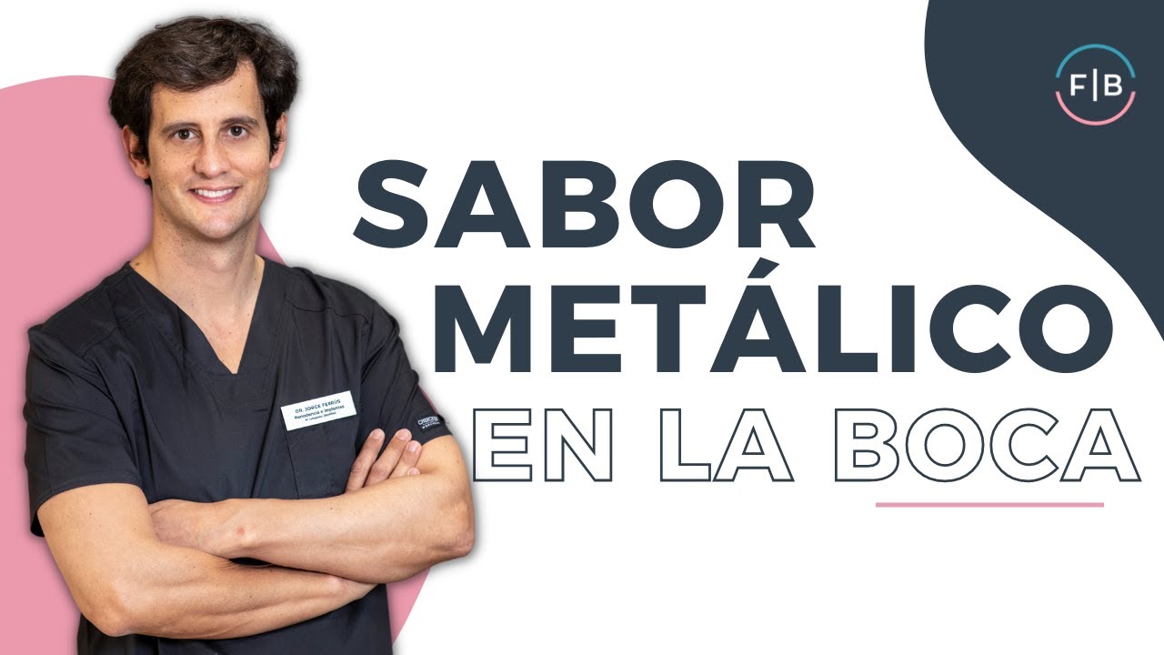 sabor a lejia en la boca