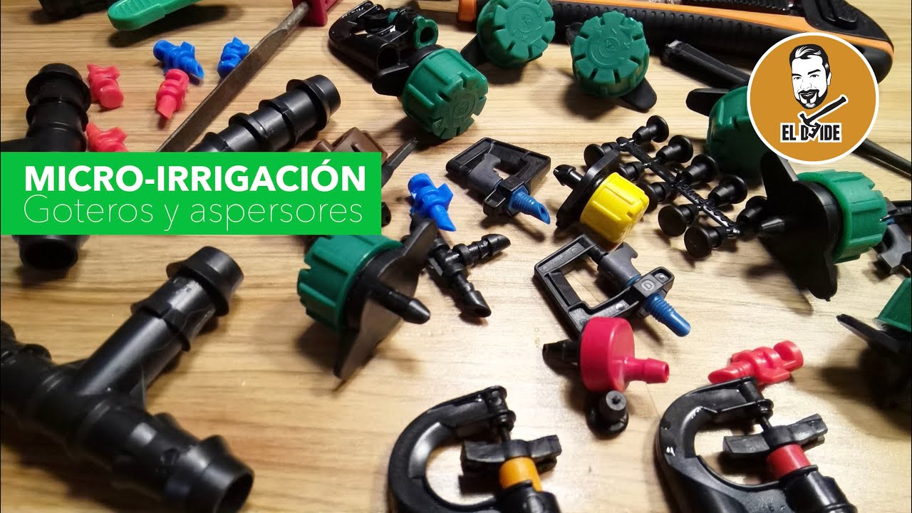 tipos de goteros para riego por goteo