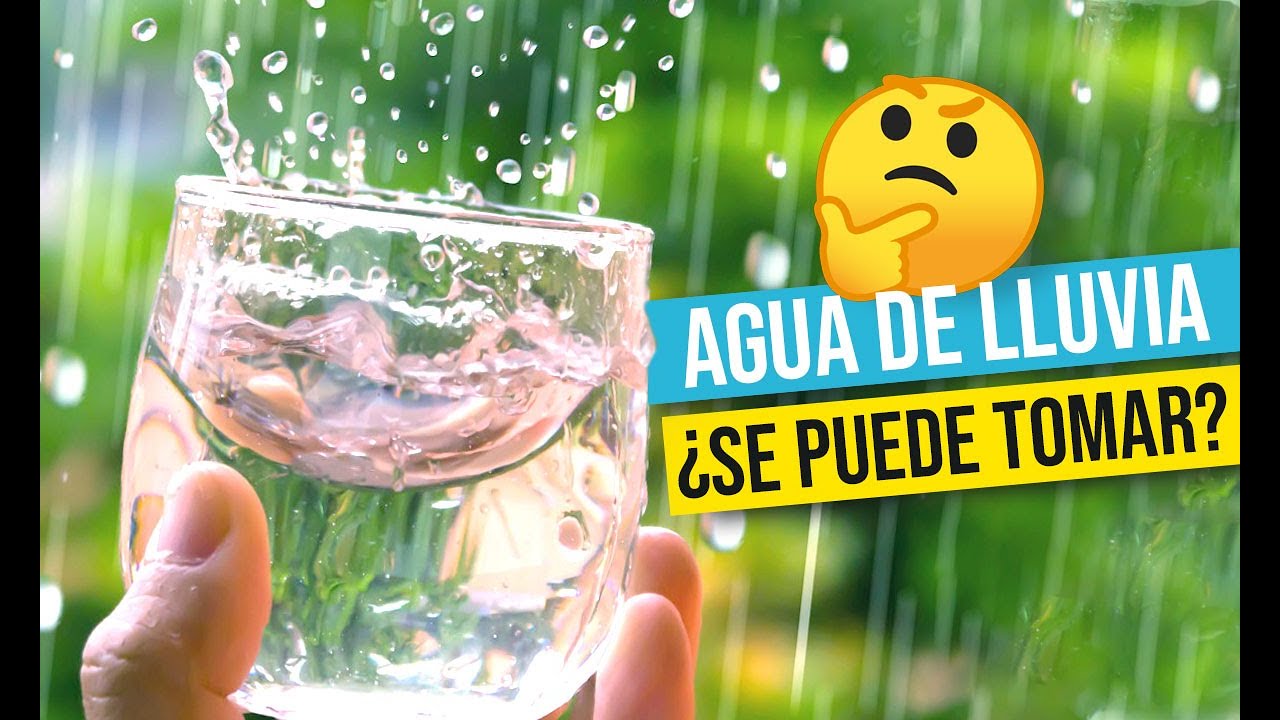 agua de lluvia es destilada
