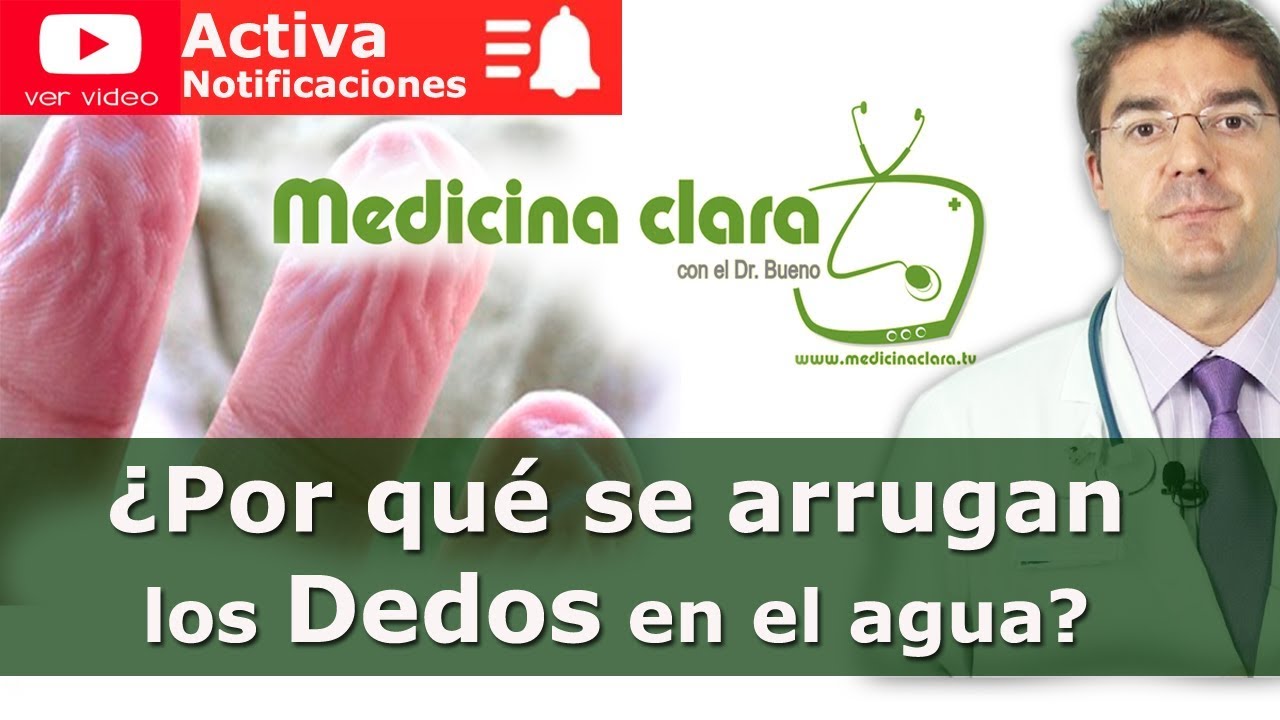 arrugas en las manos por el agua