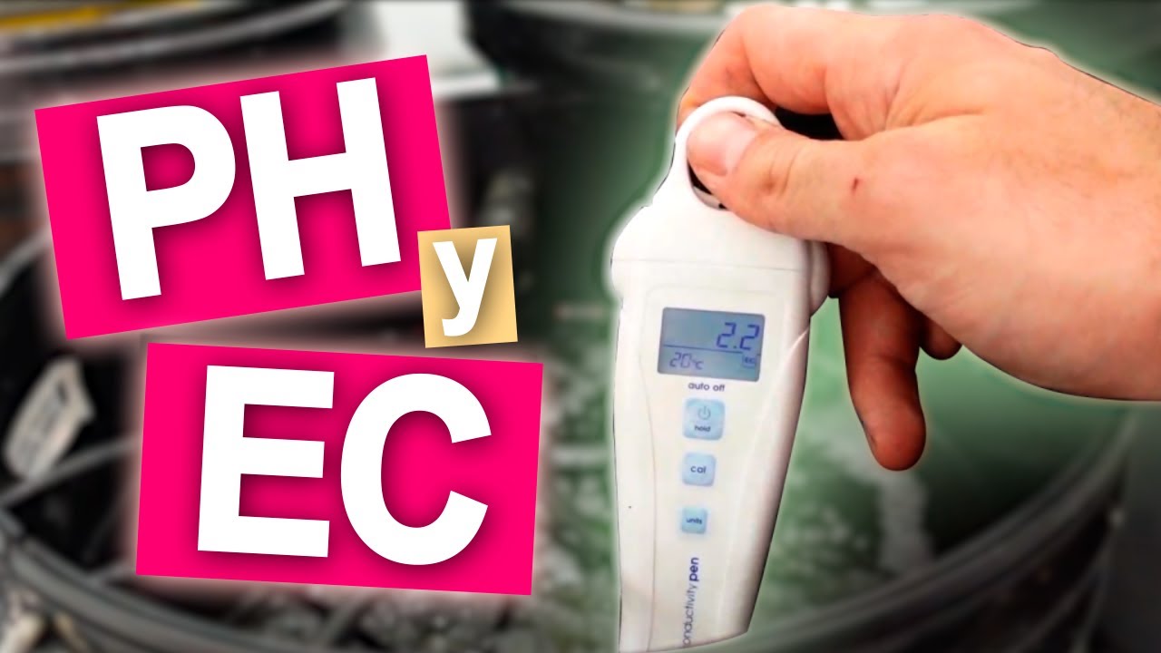 como bajar el ec del agua