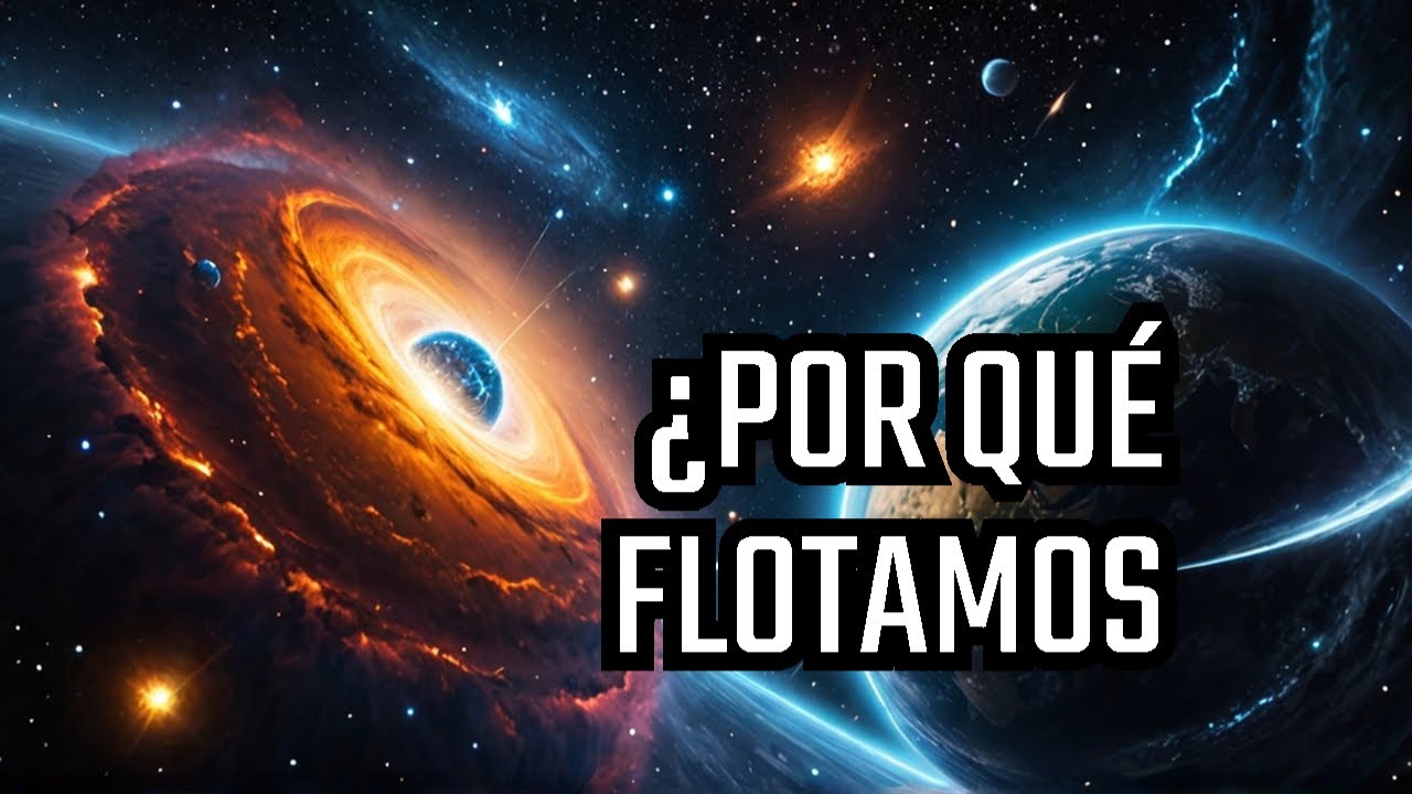 como flota la tierra en el espacio