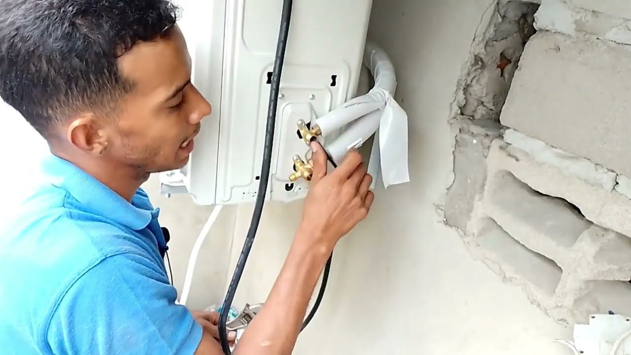 como purgar un aire acondicionado