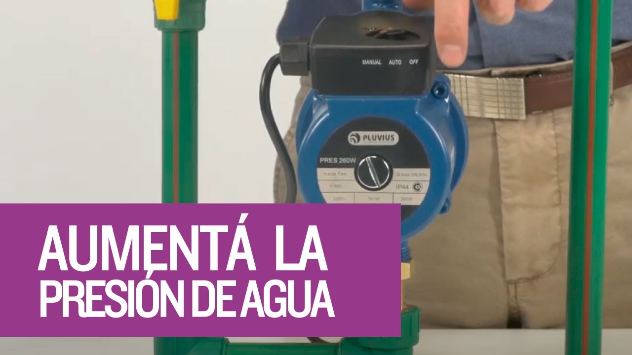 conexión de agua a la red
