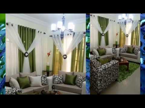 cortinas verde oliva para sala