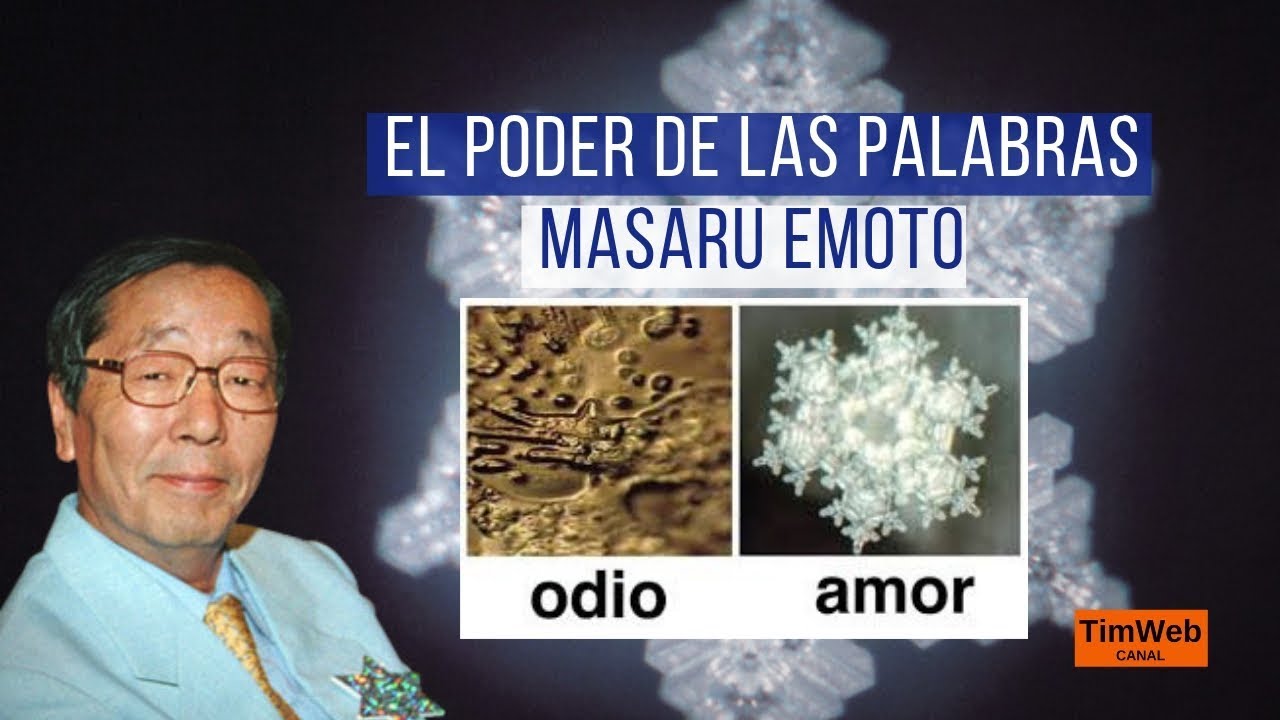 cristales del agua masaru emoto