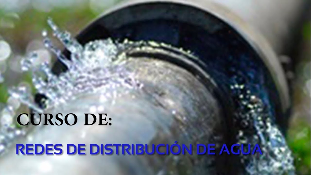 en qué consiste la red de distribución de agua