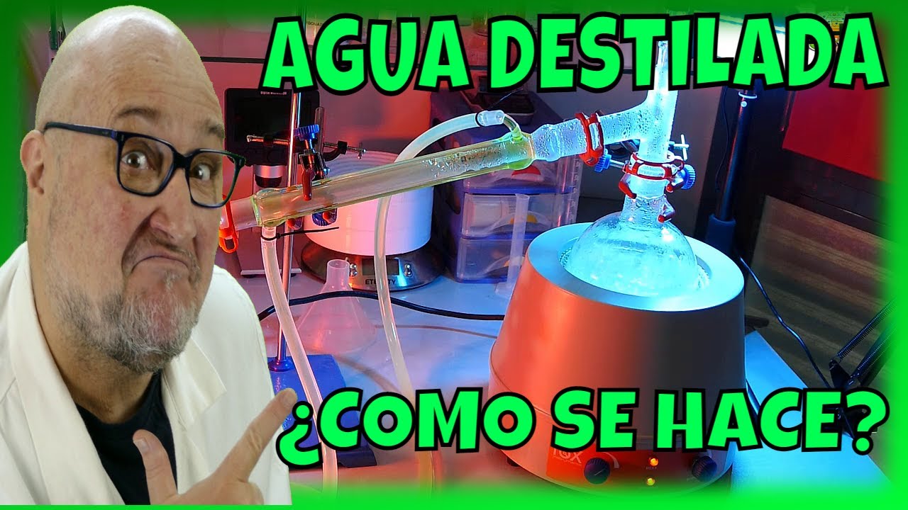 formula quimica del agua destilada