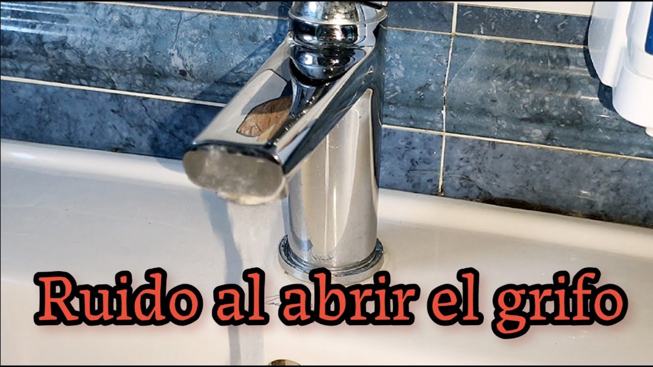 golpe de ariete al abrir el grifo