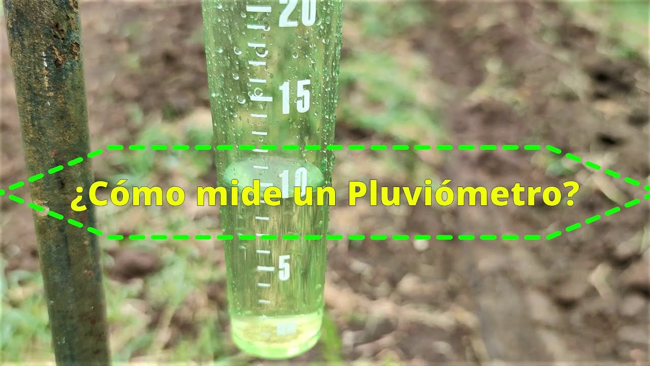 aparato para medir la lluvia