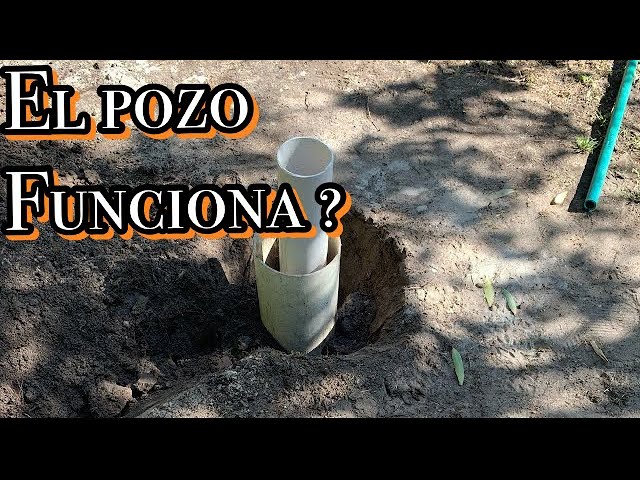 como saber si un pozo tiene agua
