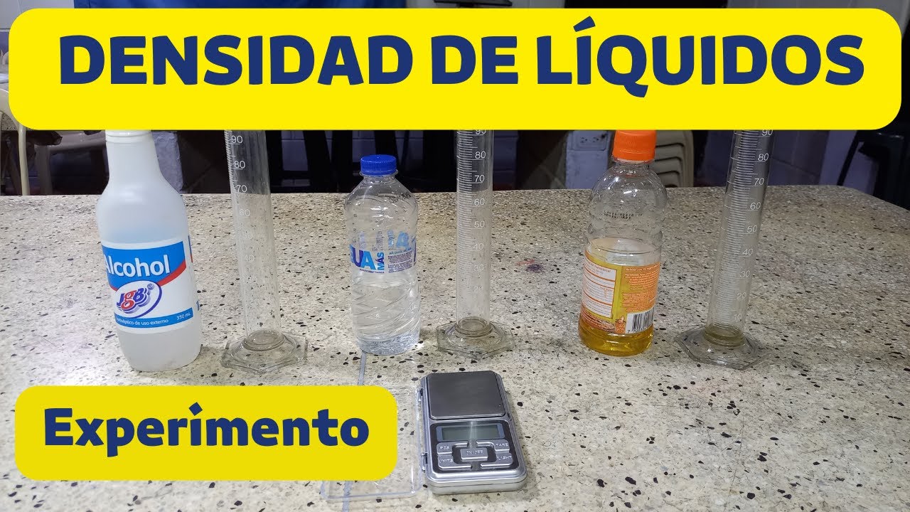 con que se mide la densidad de un liquido