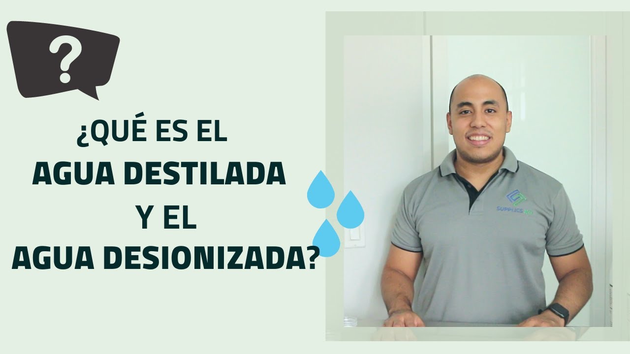 diferencias entre agua destilada y desmineralizada