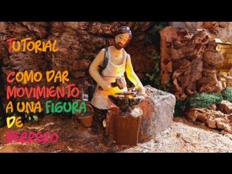 figuras de movimiento para belén de ocasión
