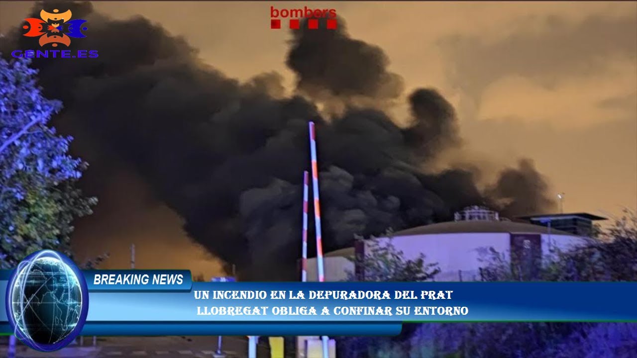 incendio depuradora prat de llobregat