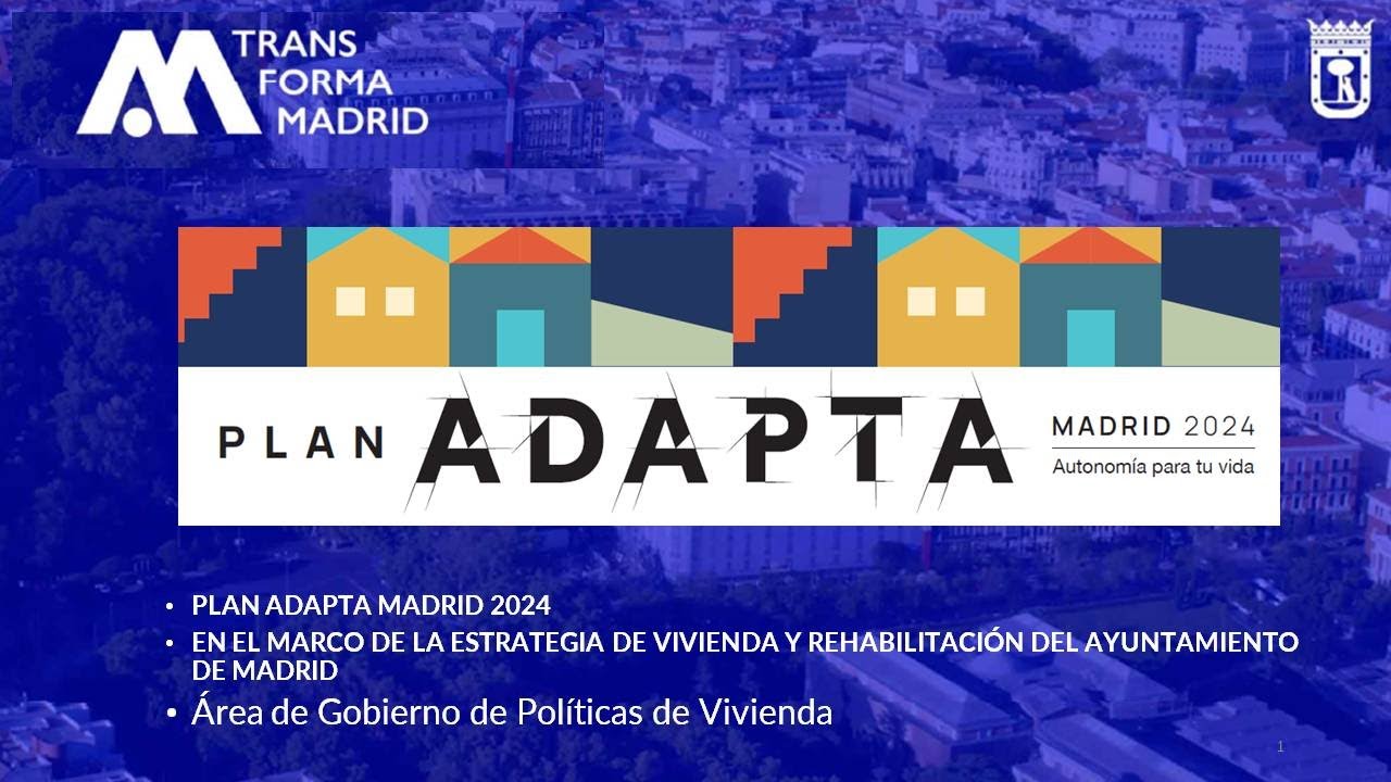 plan adapta comunidad de madrid