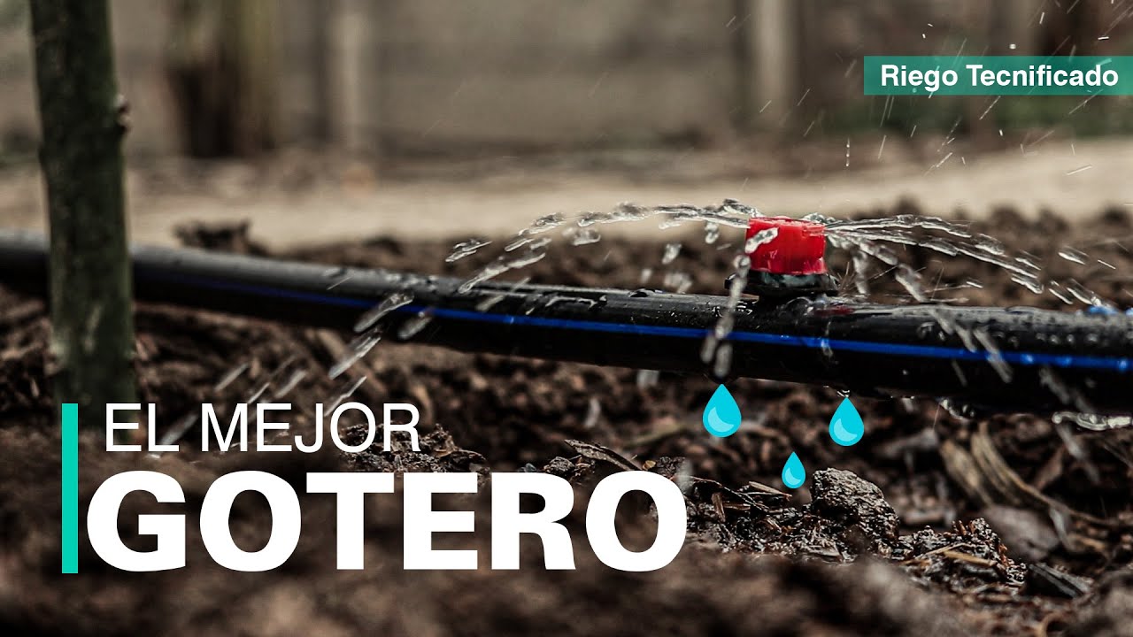 como funciona riego por goteo