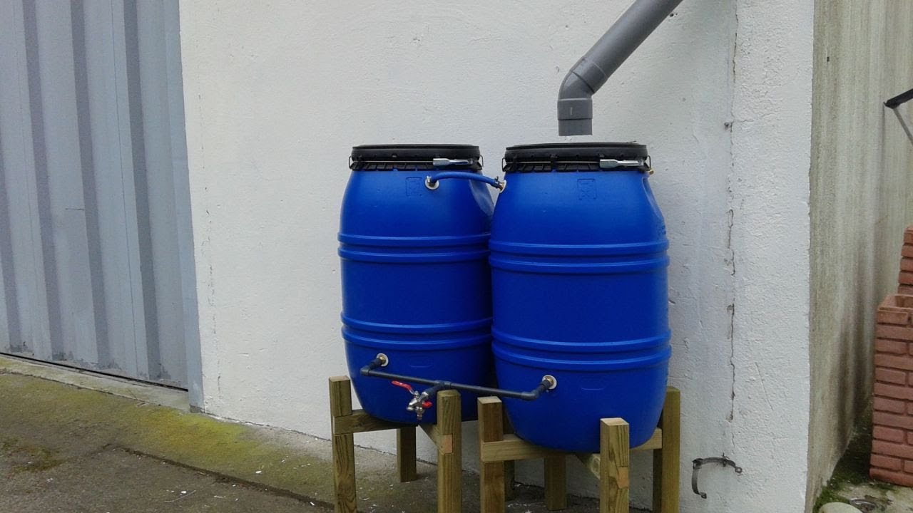 como recoger el agua de lluvia