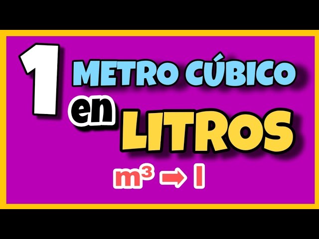 cuantos litros son 50 m3