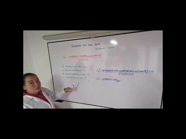 densidad del aire a 25 c