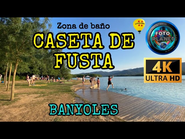 lago banyoles zona de baño