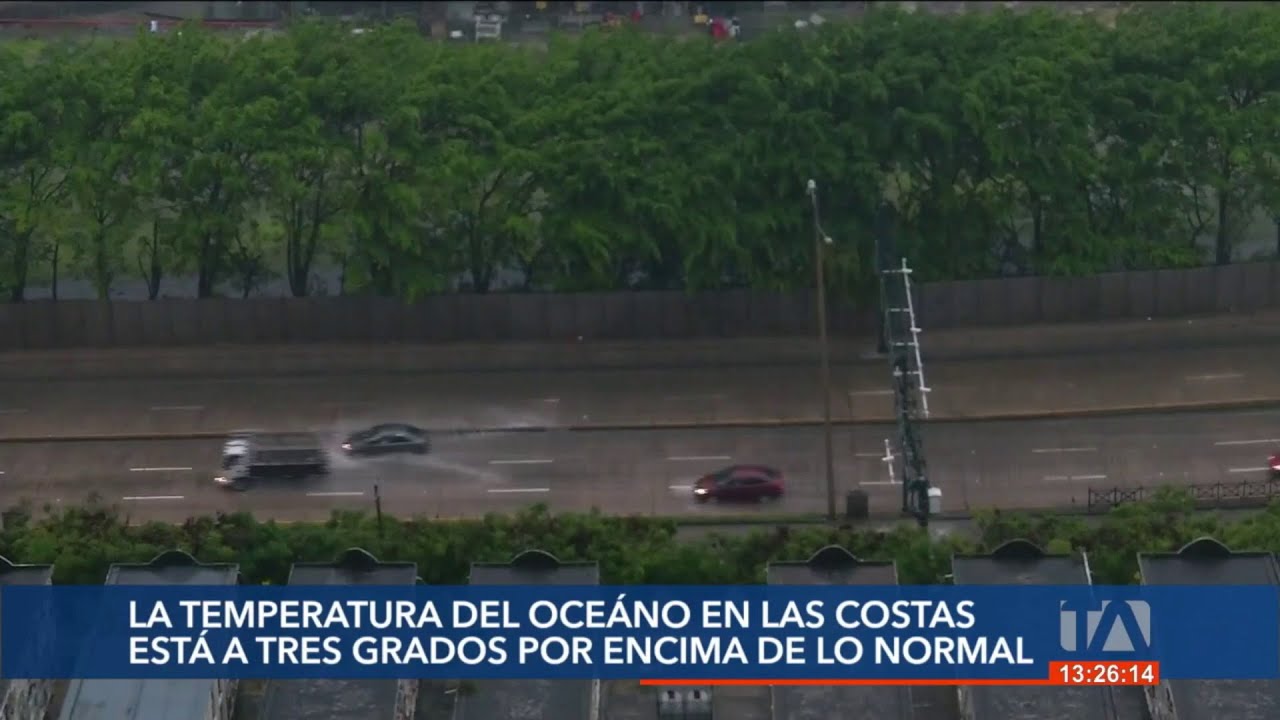 temperatura del agua en ecuador