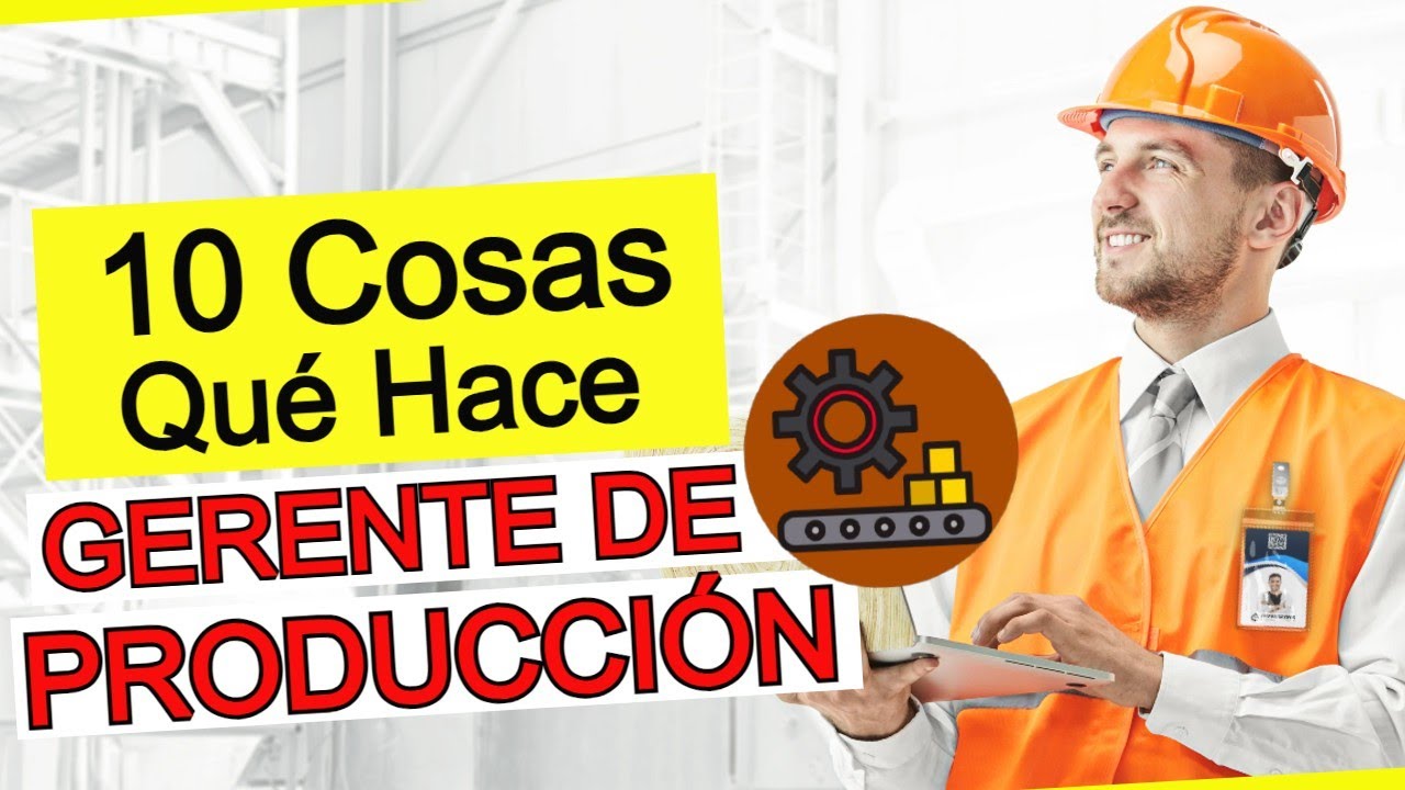 jefe de planta de producción