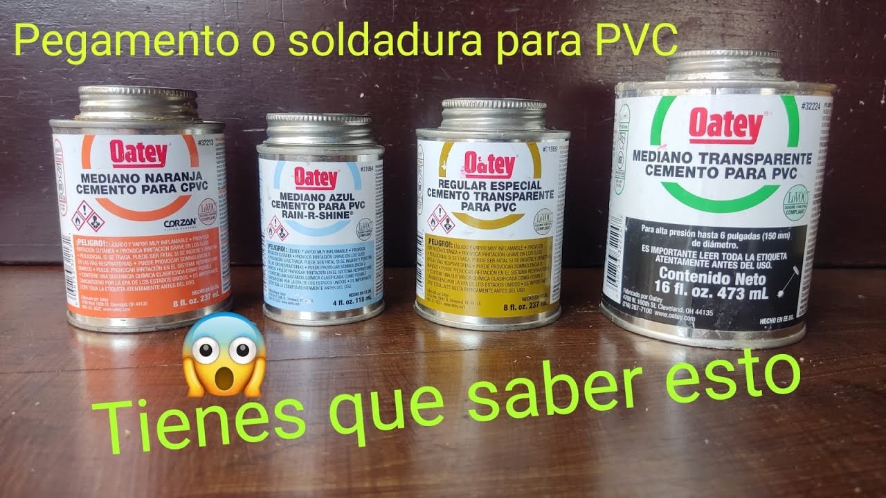 tipos de uniones para tubos de pvc